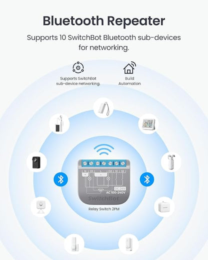 SwitchBot Smart Relay Switch 2PM, Power Metering, Dual Light Control, Built-in - Image 9