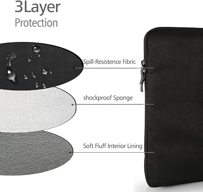 UPERFECT 18.5-inch Portable Monitor Case Polyester Laptop Sleeve Protective - Image 4