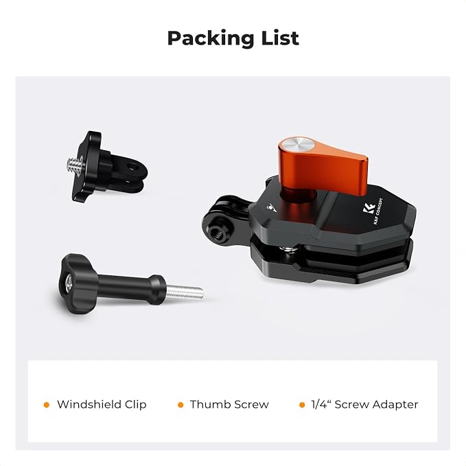 K&F Concept Motorcycle Windshield Clip Mount - Image 7