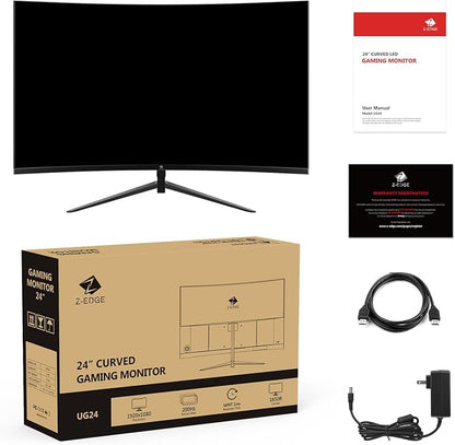 Z-Edge UG24 24-inch Curved Gaming Monitor 180Hz Refresh Rate, 1ms MPRT - Image 7