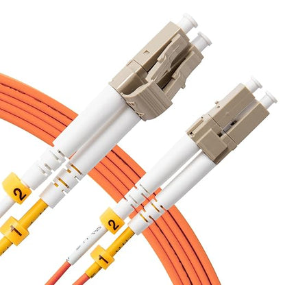 OM2 LC to LC Fiber Patch Cable 0.2m, Length Options:0.2m-20m, 1G/10GB 50/125 - Image 2