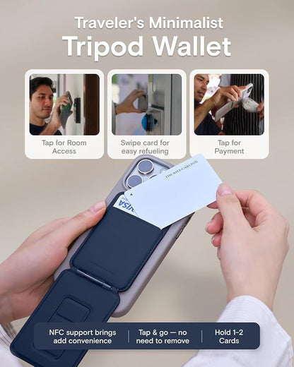 MOFT Phone Tripod Wallet for iPhone, Mulit-Angles, Lightweight & Portable Phone - Image 4