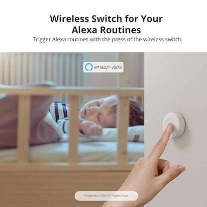 SONOFF Zigbee Switch, SNZB-01P Wireless Push Button, Supports to Create Smart - Image 8