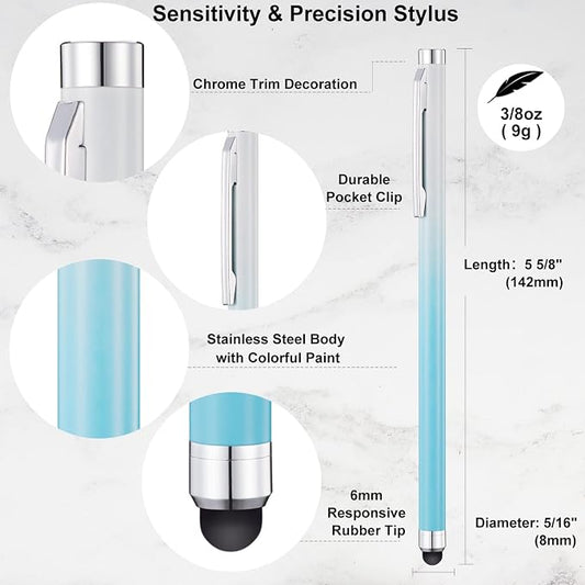 Stylus Pens for Touch Screens 12 Pack, Linfanc High Sensitivity and Precision - Image 2