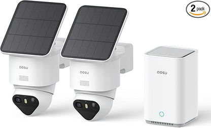 aosu T2 Ultra 4K Security Cameras Wireless Outdoor, 2 Cam Kit, Smart Home by AOSUSecurityOffical