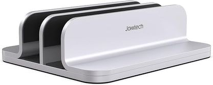 Double Aluminum Laptop Vertical Stand Organizer, Sturdy Notebook Computer by Jokitech