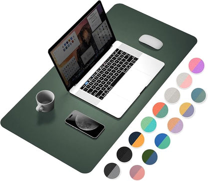 YSAGi Desk Pad, Desk Mat, Dual-Sided Desk Pad, 31.5" x 15.7" Laptop Leather by YSAGi