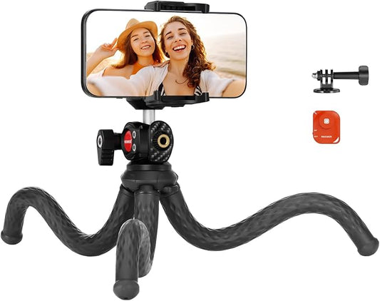 NEEWER Camera Tripod with Remote, Mini Flexible Vlog Phone Tripod Stand with by Neewer