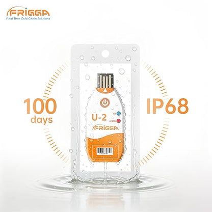 Frigga 10 Pack 100 Days USB Temperature Data Logger Single Use Temperature - Image 4