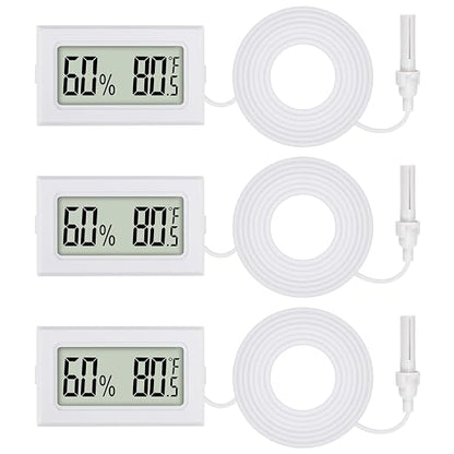 3Pcs Mini Digital Thermometer Hygrometer by Unknown