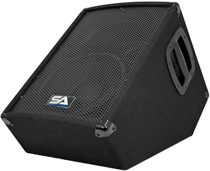 Seismic Audio - SA-10MT-PW-Pair - Pair of Powered 2-Way 10" Floor / Stage - Image 4