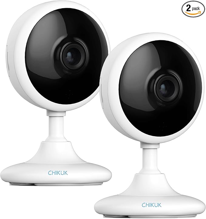 Indoor Security Cameras, 2k WiFi Home Camera by CHIKUK