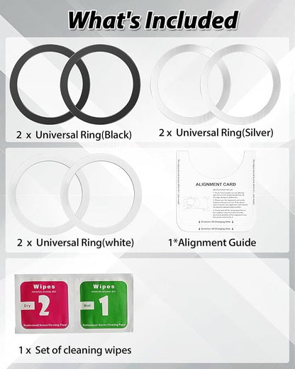 Metal Rings 6PCS, Ultra-Thin for MagSafe Sticker, Magnetic Adapter, Phone Cases - Image 7