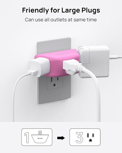 TROND Pink Outlet Extender - Image 3