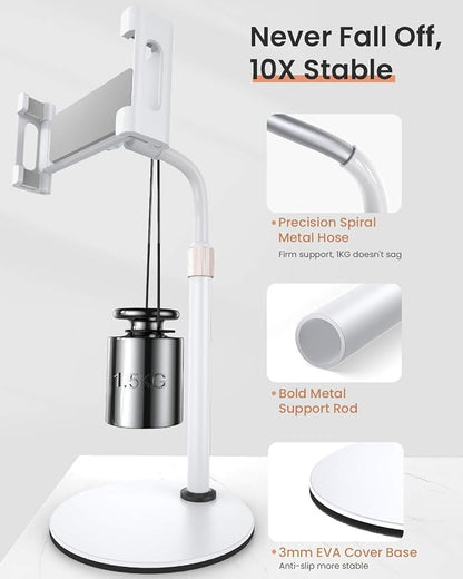 LISEN Tablet Stand Tablet Holder, Adjustable iPad Stands - Image 2