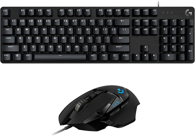 Logitech G413 SE Mechanical Gaming Keyboard and Logitech G502 HERO High by LogitechG