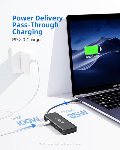 USB C Hub, 7 Ports USB C MultiPort Adapter - Image 5