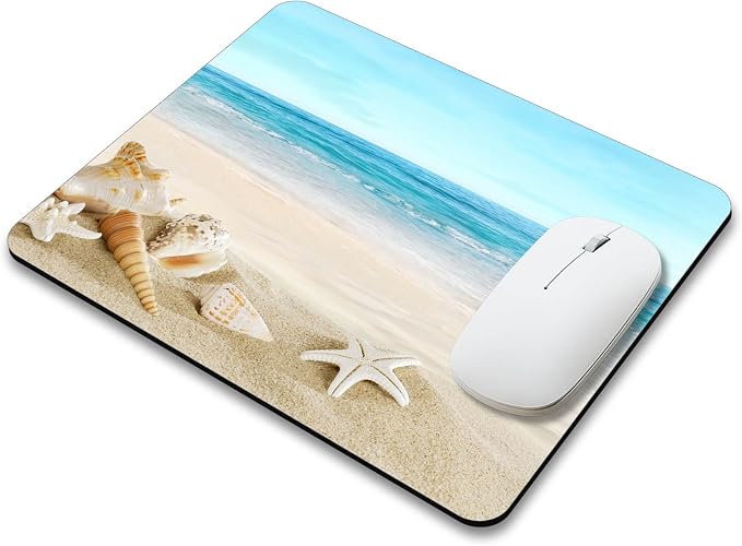 Beautiful Beach Mousepad Rubber Base Mouse Pad Non-Slip Mouse Mat - Image 3