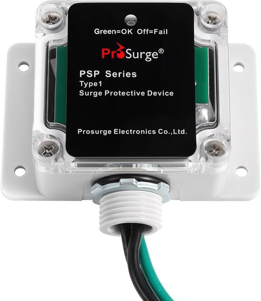 HVAC Surge Protector, Whole House Surge Protector, Single-Phase, 3-Wire by ProSurge