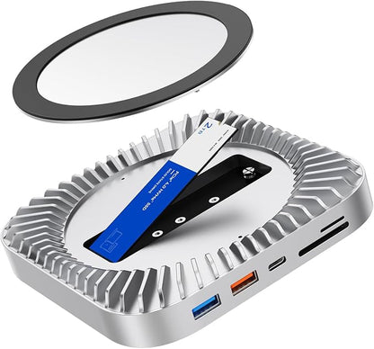 Mac mini M4 Dock, Aluminum Mac mini Stand and HDMI Hub - Image 4