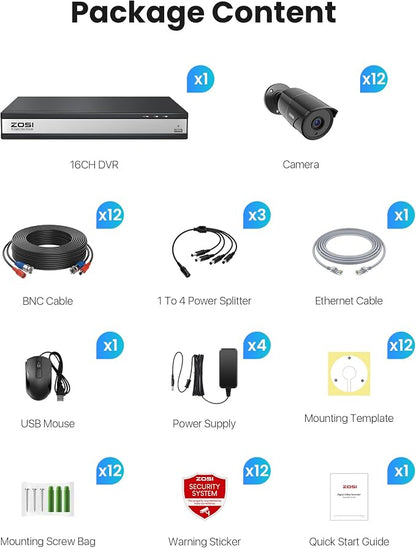 ZOSI 16CH 3K Lite Security Camera System - Image 9