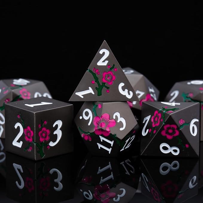 Metal DND Dice Set, Solid Metal Dice - Image 4