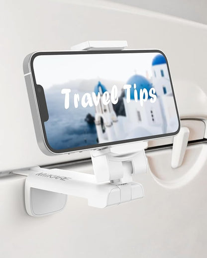 MiiKARE Airplane Travel Essentials Phone Holder, Universal Handsfree Phone Mount by MiiKARE