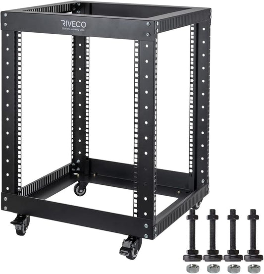 12U Server Rack Open Frame by RIVECO