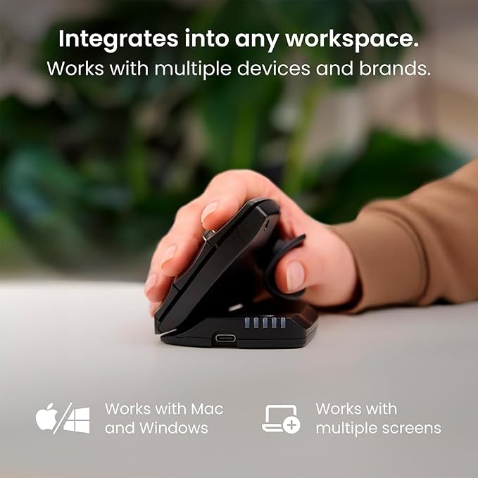 Contour Unimouse Ergonomic Vertical Mouse – Adjustable 35°-70° Angle, - Image 11