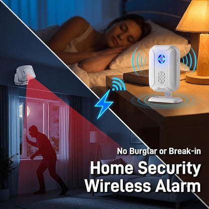 HENDUN Motion Sensor Doorbell, Bed Alarms - Image 4