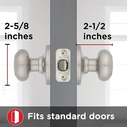 Kwikset Cove Interior Passage Door Knob, Handle - Image 7