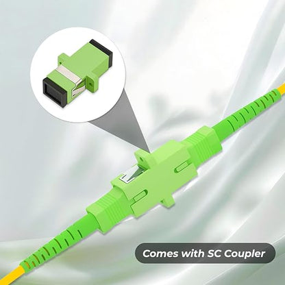 SCAPC to SCAPC Single Mode Fiber Optic Patch Cable – Simplex LSZH Jacket - Image 3