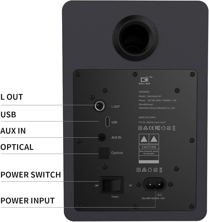 60W Computer Speakers for Desktop PC, 24-Bit Optical, Silk-Dome Tweeter - Image 6