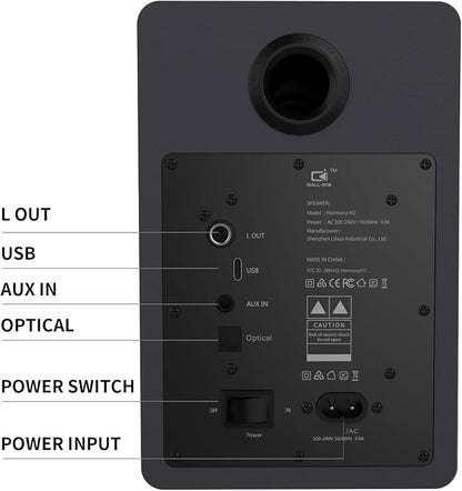 60W Computer Speakers for Desktop PC, 24-Bit Optical, Silk-Dome Tweeter - Image 6