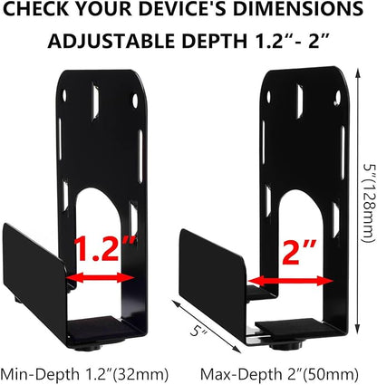 Cable Box Mount Modem Adjustable Wall Mount - Image 2