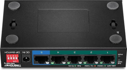 TRENDnet 5-Port Gigabit PoE+ Switch, NDAA + TAA Compliant, Camera DIP Switch - Image 2