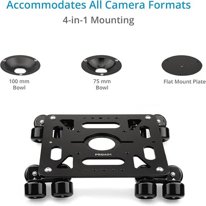 PROAIM Breeza Video/Film Solid Camera Dolly Slider - Image 3