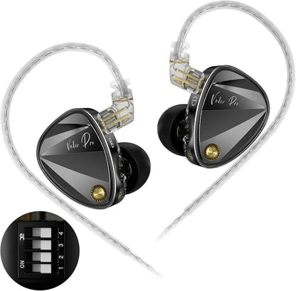 KZ Vader Pro in-Ear Monitors Gaming Earbuds, Triple Dynamic Driver IEM by KZ