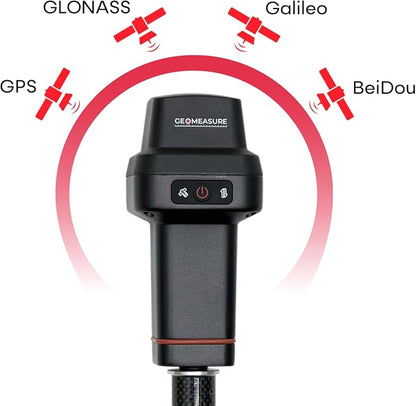 GEO-Measure RTK GNSS Survey Equipment, Handheld GPS Rover Receiver - Image 4