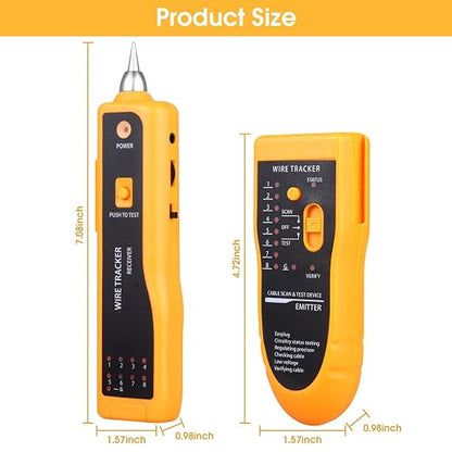 Cable Tracer Ethernet Network Cable Tester RJ45 RJ11 - Image 9