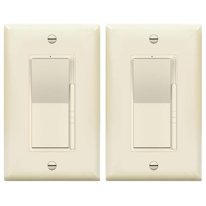 TOPGREENER Kalide Dimmer Light Switch, LED Dimmer Switch, Full Range Dimming by TOPGREENER