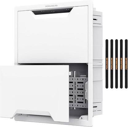 Perlegear 17″ in-Wall Media Box, Electrical Box, Recessed Outlet Box and Media by Perlegear
