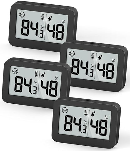 DOOMAY Mini Hygrometer Indoor Thermometer, Humidity Gauge by DOOMAY