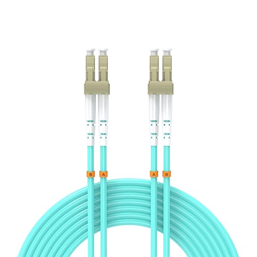 2Meters 7ft LC/UPC-LC/UPC 10GB Multi-Mode Fiber Optic Cable LC to LC OM3 LC-LC by Buacoz