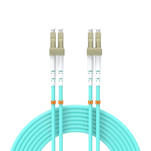 10Meters 32ft LC/UPC-LC/UPC 10GB Multi-Mode Fiber Optic Cable LC to LC OM3 by Buacoz