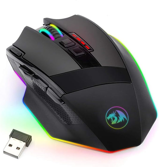Redragon M801 Wireless Gaming Mouse, RGB Gaming Mouse by REDRAGON