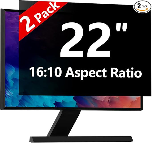 【2-Pack】 22 Inch Computer Privacy Screen by RedANGEL