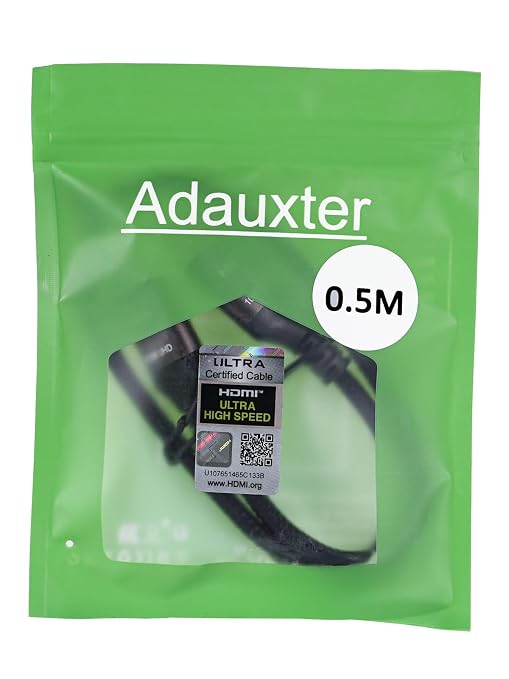 Certified 10K 8K HDMI 2.1 Cable 1.64 FT, 48Gbps Ultra High Speed HDMI Cable - Image 8