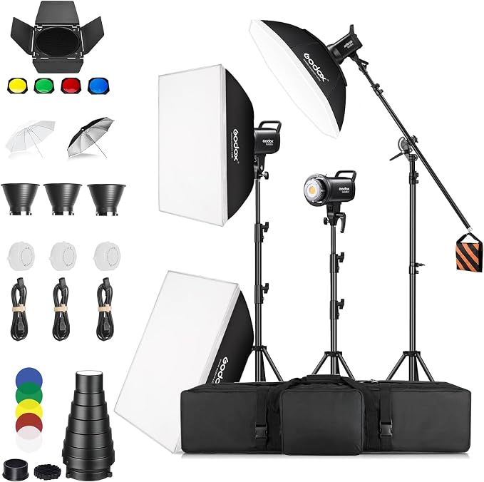 Godox SL60IID Softbox Lighting Kit Professional Studio Equipment by GODOX
