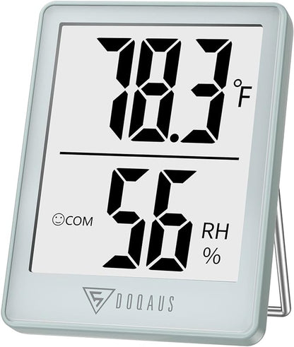 DOQAUS Digital Hygrometer Indoor Thermometer Humidity Gauge Room Thermometer by DOQAUS